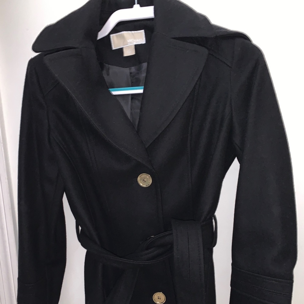 Brand new Michael Kors pea coat with hood